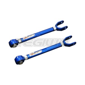 HARDRACE ADJUSTABLE REAR TRACTION RODS WITH SPHERICAL BEARINGS 2PC SET NISSAN 350Z Z33 INFINITI G35