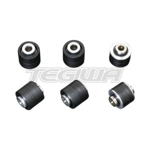 MEGA DEALS - HARDRACE SPHERICAL BEARINGS REAR KNUCKLE BUSHES 6PC SET HONDA INTEGRA DC5 02-06