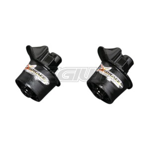 HARDRACE HARDENED RUBBER REAR SUBFRAME BUSHES 2PC SET TOYOTA COROLLA ALTIS E120