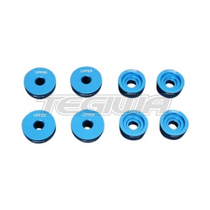 HARDRACE SOLID ALUMINIUM SUBFRAME BUSHES 4PC SET NISSAN 200SX S13 S14 SILVIA S15 SKYLINE R32 R33 R34