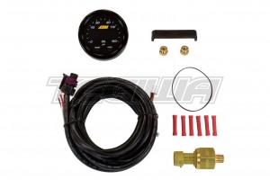 AEM X-Series Oil Pressure Gauge 0~150PSI / 0~10Bar Black Bezel & Black Faceplate
