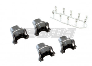 AEM Bosch Injector Plug Kit 4 Pack Includes: 4 Bosch Injector Connectors & 10 Pins
