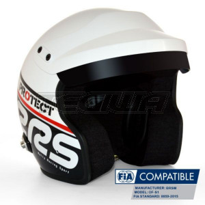 MEGA DEALS - RRS Jet Open Face Helmet FIA 8859-2015 SNELL SA2020 Approved Black XXL