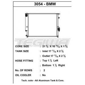 CSF ALLOY ALUMINIUM RADIATOR BMW E36 6-CYLINDER M50 M52
