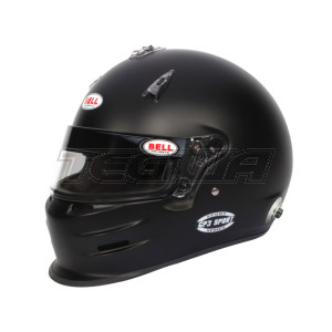 Bell Helmets Full Face Circuit GP3 Sport Matte Black (HANS) FIA8859-2015 