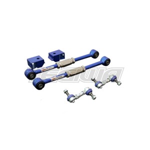 MEGA DEALS - HARDRACE ADJUSTABLE REAR REAR LATERAL ARMS WITH HARDENED RUBBER BUSHES 6PC SET SUBARU IMPREZA GC GG LEGACY BD BH