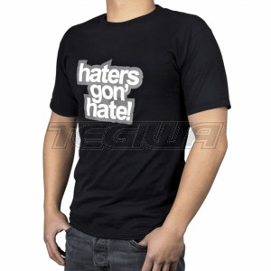 Skunk2 Haters Gon' Hate Men's T-Shirt Black LG 