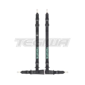 TAKATA DRIFT II 4 POINT HARNESS BOLT-ON BLACK
