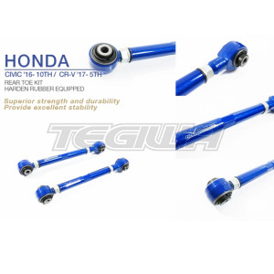 Hardrace Rear Toe Arms Hardened Rubber Bushes Honda Civic Type R FK8 FL5 17+