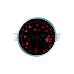 DEFI 80MM ADVANCE BF TACHO/RPM GAUGES RED