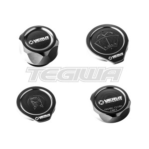 Verus Engineering Engine Bay Cap Kit Oil Cap Subaru WRX/STI GR GV VA