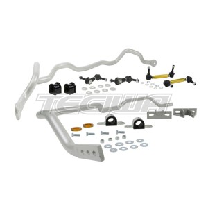 Whiteline Heavy Duty Front & Rear Anti-Roll Bar Kit Mitsubishi Lancer EVO 7-9 01-08