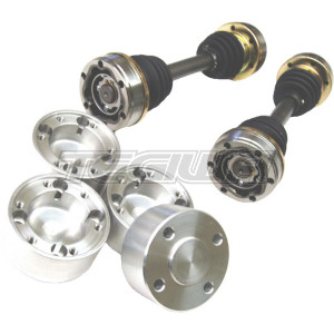 Driveshaft Shop 1968-1973 Datsun 510/240Z with R180 Differential 108mm CV Axle Conversion with Adapter plates and Diff Stubs