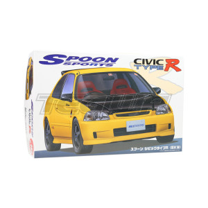 Fujimi 1:24 Scale Honda Civic Type R EK9 Spoon Sports Model Kit With Tamiya Glue