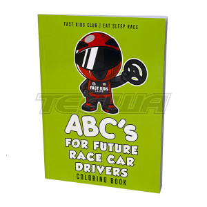 FAST KIDS CLUB ABC'S FOR FUTURE RACE CAR DRIVERS COLOURING BOOK