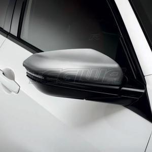 Genuine Honda EDM Silver Door Mirror Caps Civic Type R FK8 17-21