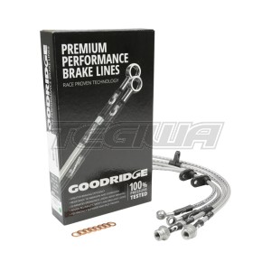GOODRIDGE BRAIDED BRAKE LINE HOSES SET HONDA CIVIC TYPE R EP3