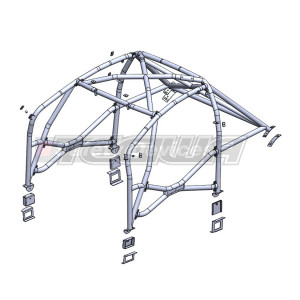 SAFETY DEVICES WELD IN ROLL CAGE H037 HONDA CIVIC TYPE R FN2 06-11 MSA/FIA APPROVED