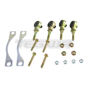 Hardrace Front Upper Arm Bushing-Offset Function Harden Rubber (6 Piece Set) Camber -0.5 degrees, Caster +0.5 degrees Honda Civic EG/DC2