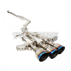 Invidia R400 Gemini Catback Exhaust Triple Burnt Tips Honda Civic Type R FK8 17-21