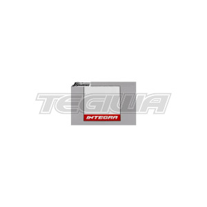 J's Racing Blank Number Base Sticker - Honda Integra