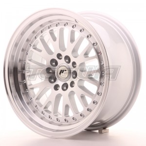 MEGA DEALS - JAPAN RACING JR10 Alloy Wheel 16x8 ET20 4x100, 4x108 Silver Machined Lip 67.1mm CB