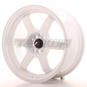MEGA DEALS - JAPAN RACING JR12 Alloy Wheel 18x9 ET25 5x114.3, 5x120 White 74.1mm CB