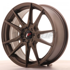 Japan Racing JR21 Alloy Wheel 17x7 - 5x108 / 5x112 - ET40 - Matt Bronze