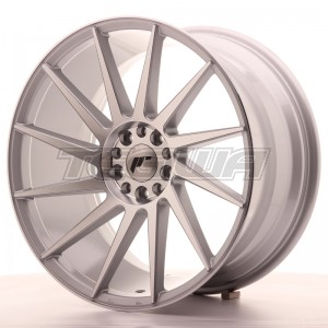 Japan Racing JR22 Alloy Wheel 19x9.5 - 5x100 / 5x120 - ET35 - Silver Machined