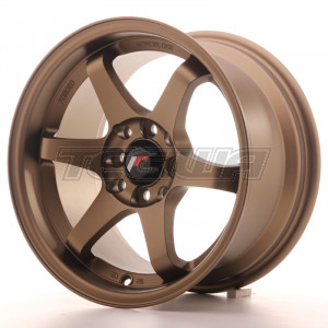 MEGA DEALS - Japan Racing JR3 Alloy Wheel 15x8 - 4x100 / 4x114.3 - ET25 - Anodised Bronze