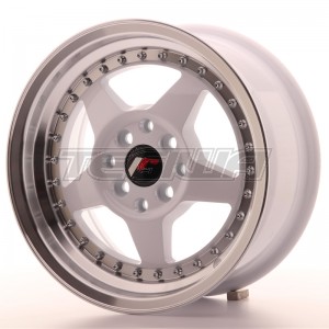 Japan Racing JR6 Alloy Wheel 15x7 - 4x108 / 4x100 - ET25 - White