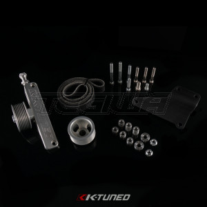 K-Tuned A/C and P/S Eliminator Pulley Kit Universal Honda K20 K24