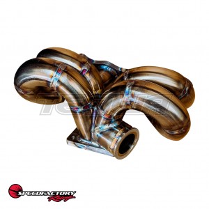 SpeedFactory Turbo Manifold Bottom Mount Style Honda K Series 06-11 Civic Si w/ 44-46mm V-Band WG