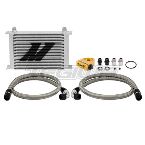 Mishimoto Universal 25 Row Thermostatic Oil Cooler Kit Silver