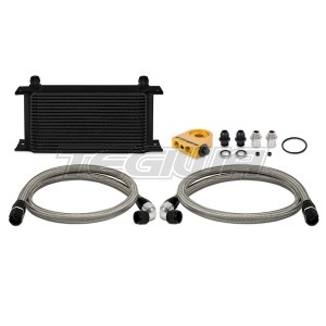Mishimoto Universal 19 Row Thermostatic Oil Cooler Kit Black