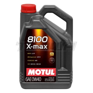 MOTUL 8100 X-MAX 0W40 SYNTHETIC ENGINE OIL 