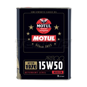 MOTUL 2100 15W50 TECHNOSYNTHESE CLASSIC ENGINE OIL 2 LITRES 