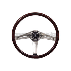 Nardi ND Classic 367mm Wood Steeting Wheel Polished Spokes