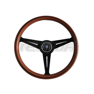 Nardi ND Classic 390mm Wood Steering Wheel Black Spokes