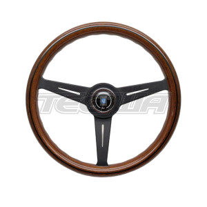 Nardi ND Classic 360mm Wood Steering Wheel Black Spokes