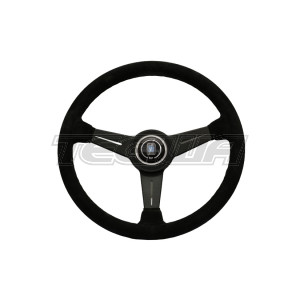Nardi ND Classic 360mm Black Suede Steering Wheel Black Spokes