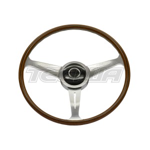Nardi Replica 420mm Mahogany Steering Wheel Dished Spokes Porsche 356B 356C