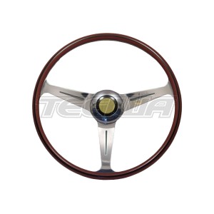 Nardi Replica 420mm Mahogany Steering Slotted Spokes All Ferrari 1959-1965
