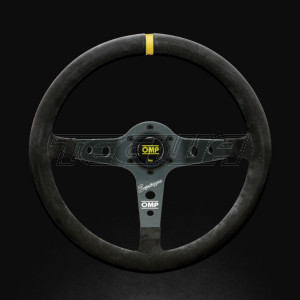 OMP Corsica Superleggero Suede Leather 350mm  Steering Wheel Black