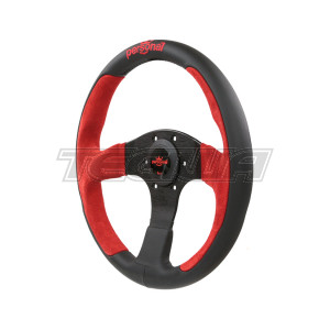 PERSONAL POLE POSITION SUEDE LEATHER STEERING WHEEL 330MM