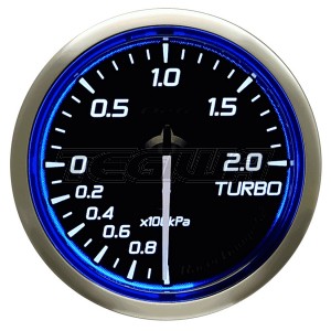 DEFI 52MM RACER GAUGES N2 BLUE