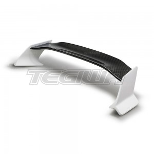 Seibon TT-Style Fibreglass Rear Spoiler With Carbon Fibre Centre Honda Civic FK Saloon 16-20 