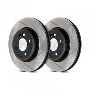 MEGA DEALS - Stoptech Slotted Brake Discs (Front Pair) Toyota Supra (A80) 93-97