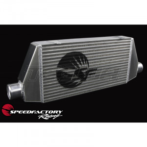 SPEEDFACTORY RACING HP SIDE OUTLET/INLET END TANK INTERCOOLER FOR TOYOTA SUPRA - 3" INLET 3" OUTLET - SS-1000HP