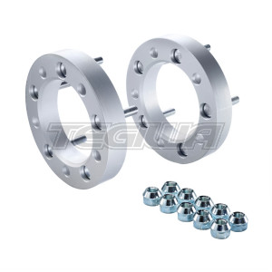 EIBACH SYSTEM-8 30MM WHEEL SPACERS NISSAN PICK UP D22 97- (PAIR) SILVER